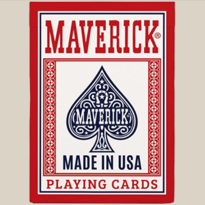 Maverick Made in the USA (Red) Playing Cards - magic tricks