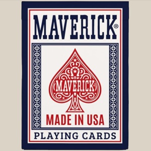 Maverick Made in the USA (Blue) Playing Cards - magic tricks