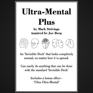 Ultra-Mental Plus by Mark Strivings (Blue) - magic tricks
