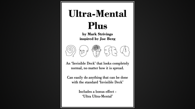 Ultra-Mental Plus by Mark Strivings (Blue) - magic tricks