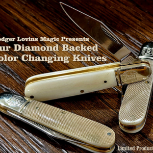 Diamond Back Knife Set by Rodger Lovins - magic tricks