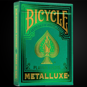 Bicycle Metalluxe Green Playing Cards by US Playing Card Co. - magic tricks