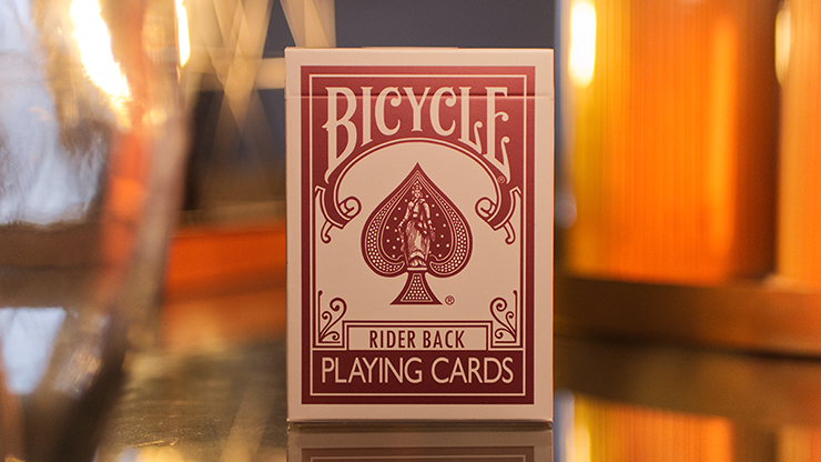 Bicycle Metallic Ruby Playing Cards - magic tricks