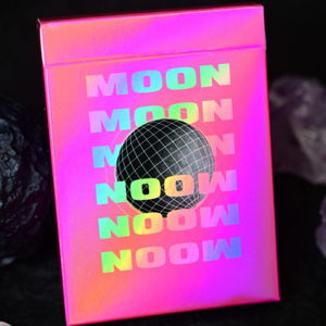 Moon (Pink Holo) Playing Cards - magic tricks