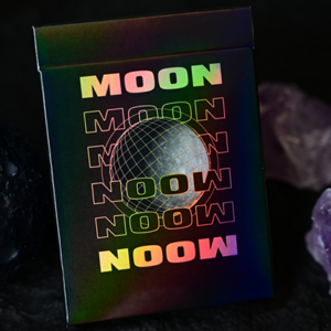 Moon (Black Holo) Playing Cards - magic tricks