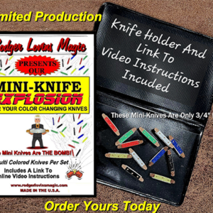 Mini- Knife Explosion by Rodger Lovins - magic tricks