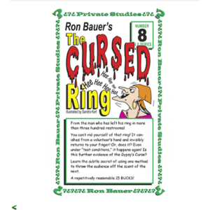 Ron Bauer Series: #8 – The Cursed Ring - magic tricks