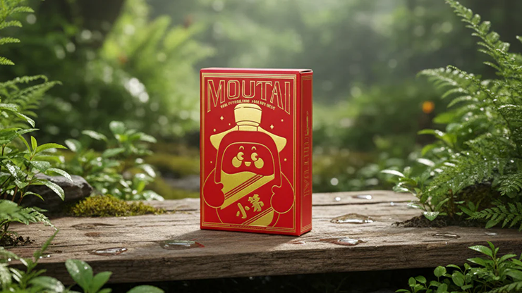MOUTAI Red Limited Edition (2 Deck Set) Playing Cards - magic tricks