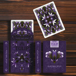 Grand Tulip Purple Playing Cards by Dutch Card House Company - magic tricks