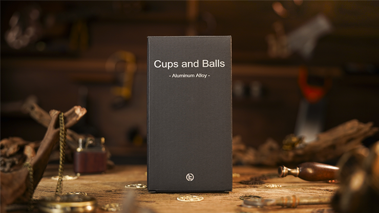 Aluminum Alloy Cups and Balls Set by TCC Magic - magic tricks