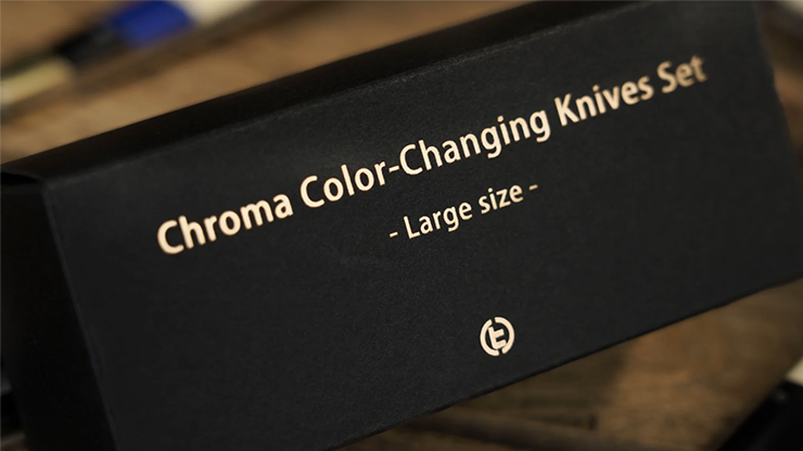 Chroma Color-Changing Knives Set (Large Size) by TCC Magic - magic tricks