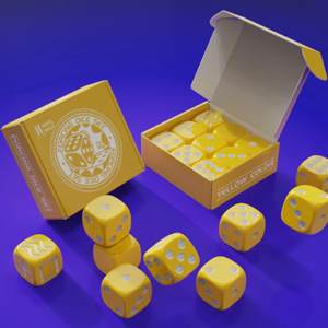 Forcing Dice Set by IARVEL Magic (Yellow) - magic tricks