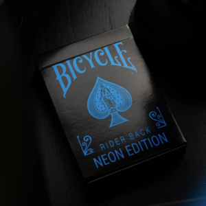 Bicycle Cool Blue Neon Rider Back Playing Cards - magic tricks