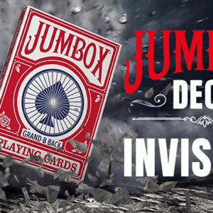Jumbox Invisible Deck (Red) by Magic Dream - magic tricks