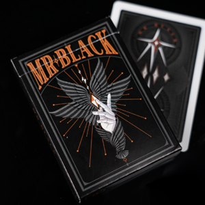 Mr. Black V1 (Black) Playing Cards - magic tricks