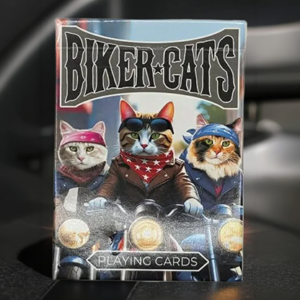 Biker Cats Playing Cards by Collectable Playing Cards - magic tricks