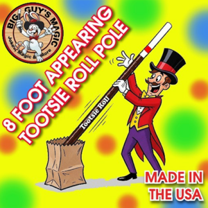 Appearing 8 Foot Tootsie Roll Pole by Big Guys Magic - magic tricks
