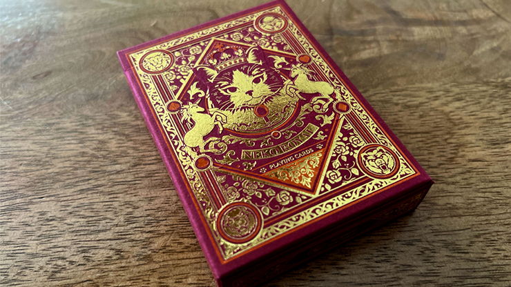 Neko Royal Red Playing Cards - magic tricks