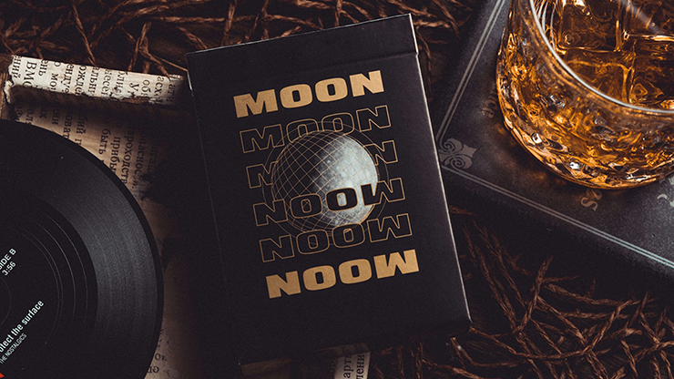 Moon (Black) Playing Cards - magic tricks