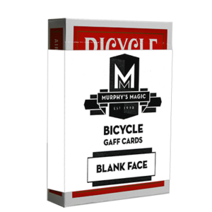Blank Face Bicycle Cards (Red) - magic tricks