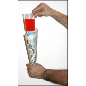 Comedy Glass in Paper Cone by Bazar de Magia- Trick - magic tricks