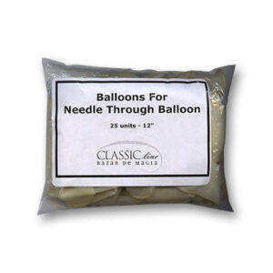 Needle Through Balloon Replacement (25 balloons) by Bazar de Magia - magic tricks