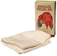 Hankerchief Vanishing Ring (White) by Bazar de Magia – Trick - magic tricks