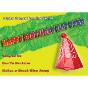 Happy Birthday Hat Tear by Andy Amyx – Trick - magic tricks