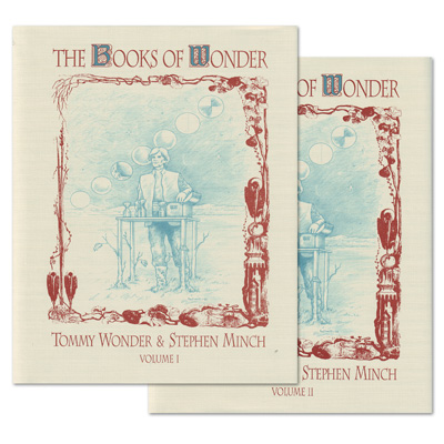 Books of Wonder 2-VOL COMBO set by Tommy Wonder & Stephen Minch - magic tricks