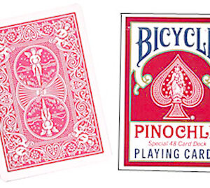 Cards Bicycle Pinochle Poker-size (Red) - magic tricks