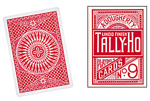 Cards Tally Ho Circle Back (Red) - magic tricks