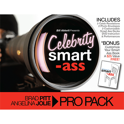 Celebrity Smart Ass Bundle (Brad Pitt & Angelina Jolie) by Bill Abbott - magic tricks