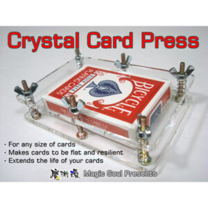 Crystal Card Press by Hondo & Fon – Trick - magic tricks