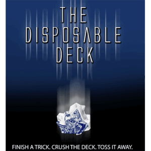 Disposable Deck 2.0 (blue) by David Regal – Trick - magic tricks