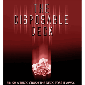 Disposable Deck 2.0 (red) by David Regal – Trick - magic tricks