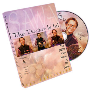 The Doctor Is In – The New Coin Magic of Dr. Sawa Vol 4 – DVD - magic tricks
