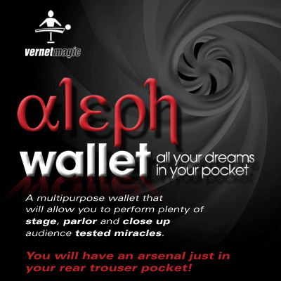 Aleph Wallet (Gimmick and Online Instructions) by Vernet Magic - magic tricks