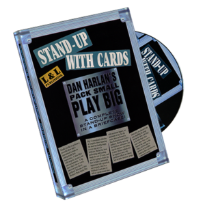 Harlan Stand Up With Cards – DVD - magic tricks