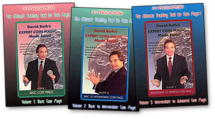 Coin Magic Made Easy Roth- #3, DVD - magic tricks