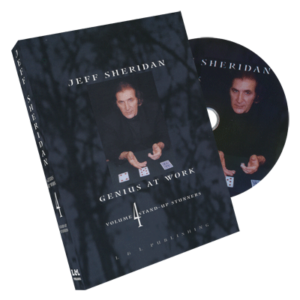 Jeff Sheridan Genius at Work Vol 4 Standup Stunner – DVD - magic tricks