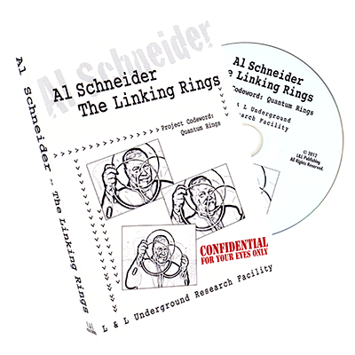 Al Schneider Linking Rings by L&L Publishing – DVD - magic tricks
