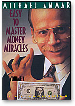 Money Miracles by Michael Ammar Volume 2 – DVD - magic tricks