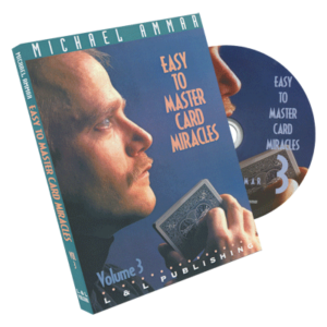 Easy to Master Card Miracles Volume 3 by Michael Ammar – DVD - magic tricks