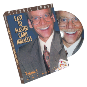 Easy to Master Card Miracles Volume 5 by Michael Ammar – DVD - magic tricks