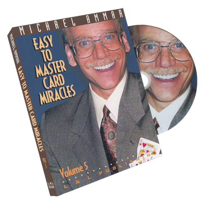 Easy to Master Card Miracles Volume 5 by Michael Ammar – DVD - magic tricks