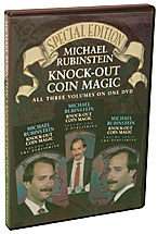 Knock Out Coin Magic by Michael Rubenstein – DVD - magic tricks