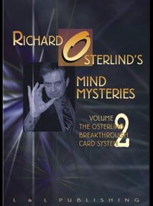 Mind Mysteries Vol 2 (Breakthru Card System) by Richard Osterlind – DVD - magic tricks