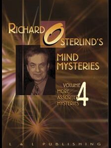 Mind Mysteries Vol 4 (More Assorted Mysteries) by Richard Osterlind – DVD - magic tricks