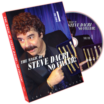 No Filler: Magic of Steve Dacri (Volume 1) – DVD - magic tricks