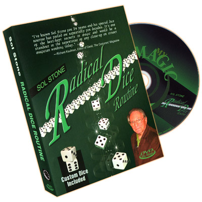 Radical Dice Routine (With Dice) by Sol Stone – DVD - magic tricks